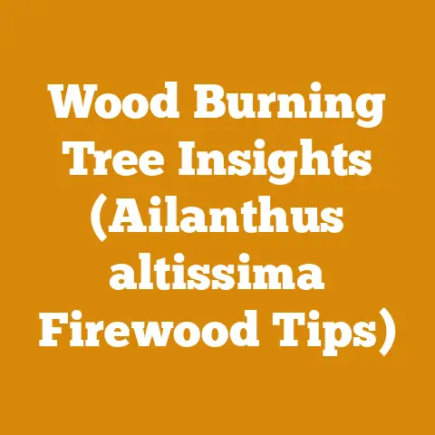 Wood Burning Tree Insights (Ailanthus altissima Firewood Tips)