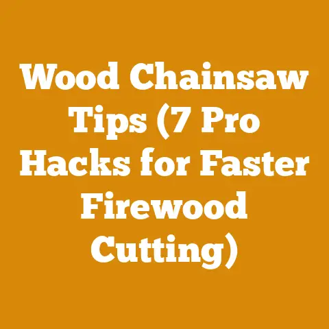Wood Chainsaw Tips (7 Pro Hacks for Faster Firewood Cutting)