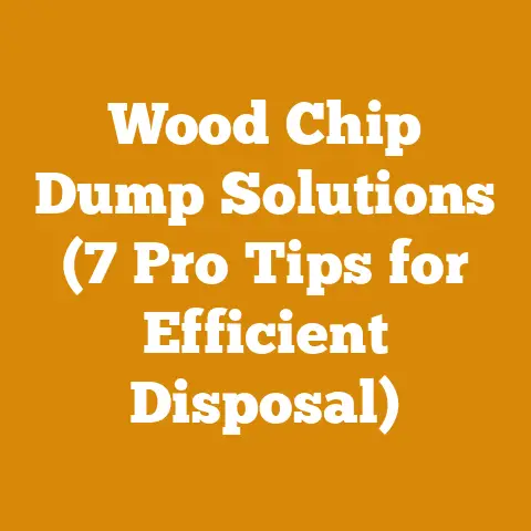 Wood Chip Dump Solutions (7 Pro Tips for Efficient Disposal)
