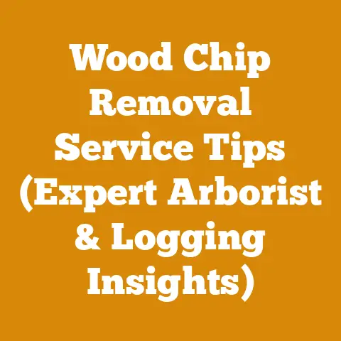 Wood Chip Removal Service Tips (Expert Arborist & Logging Insights)