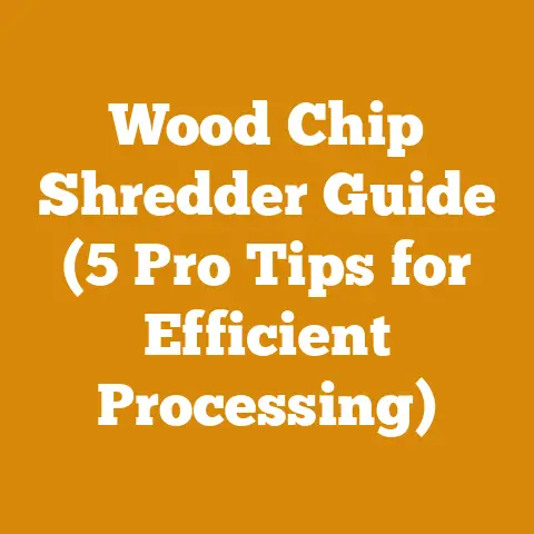 Wood Chip Shredder Guide (5 Pro Tips for Efficient Processing)