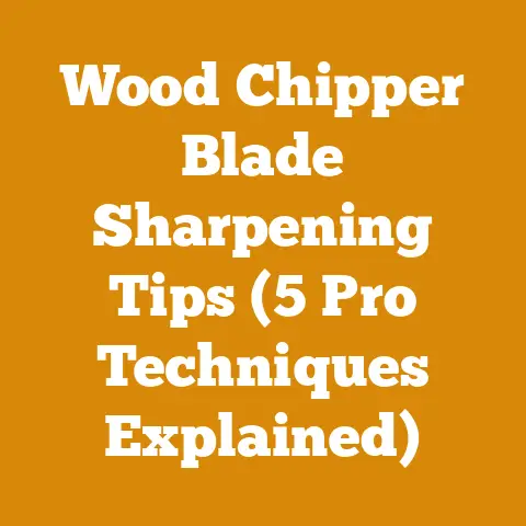 Wood Chipper Blade Sharpening Tips (5 Pro Techniques Explained)