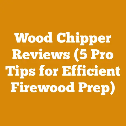 Wood Chipper Reviews (5 Pro Tips for Efficient Firewood Prep)