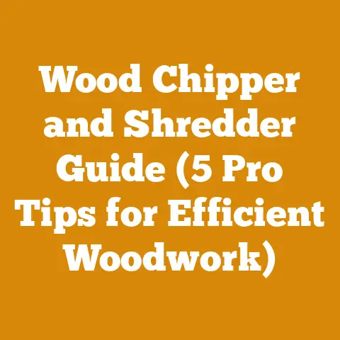 Wood Chipper and Shredder Guide (5 Pro Tips for Efficient Woodwork)