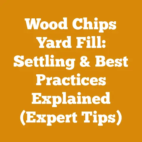 Wood Chips Yard Fill: Settling & Best Practices Explained (Expert Tips)