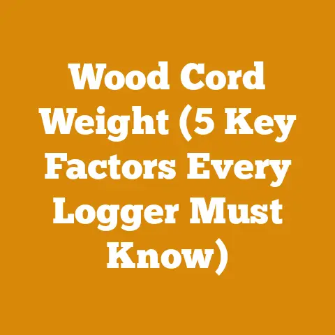 Wood Cord Weight (5 Key Factors Every Logger Must Know)