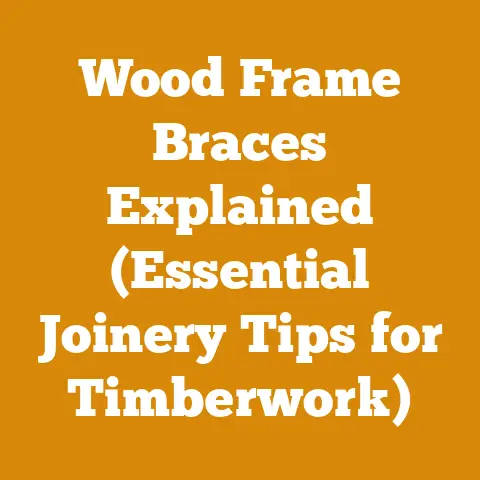 Wood Frame Braces Explained (Essential Joinery Tips for Timberwork)