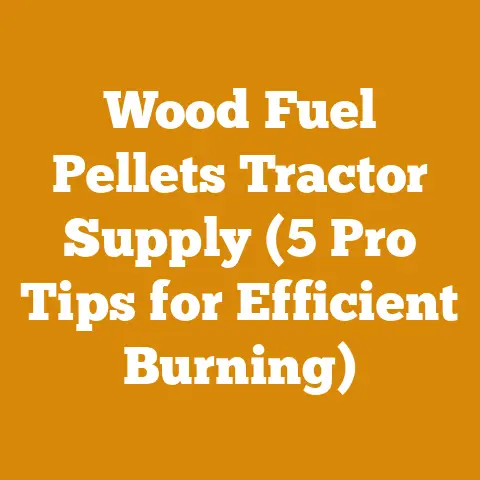 Wood Fuel Pellets Tractor Supply (5 Pro Tips for Efficient Burning)