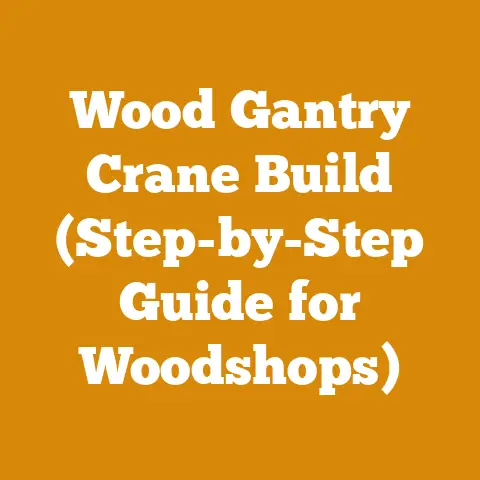 Wood Gantry Crane Build (Step-by-Step Guide for Woodshops)