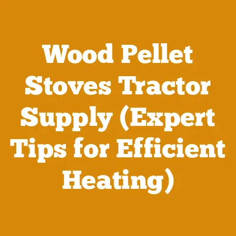 Wood Pellet Stoves Tractor Supply (Expert Tips for Efficient Heating)