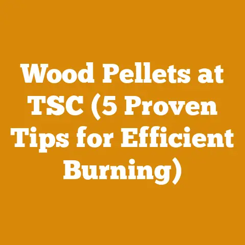 Wood Pellets at TSC (5 Proven Tips for Efficient Burning)