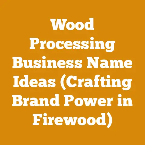 Wood Processing Business Name Ideas (Crafting Brand Power in Firewood)