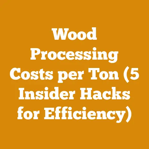 Wood Processing Costs per Ton (5 Insider Hacks for Efficiency)
