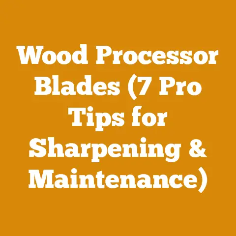 Wood Processor Blades (7 Pro Tips for Sharpening & Maintenance)