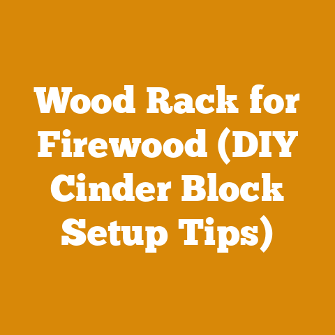 Wood Rack for Firewood (DIY Cinder Block Setup Tips)