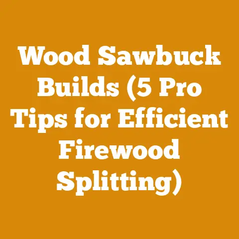 Wood Sawbuck Builds (5 Pro Tips for Efficient Firewood Splitting)