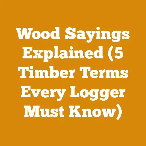 Wood Sayings Explained (5 Timber Terms Every Logger Must Know)