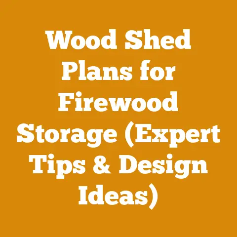 Wood Shed Plans for Firewood Storage (Expert Tips & Design Ideas)