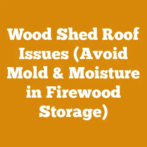 Wood Shed Roof Issues (Avoid Mold & Moisture in Firewood Storage)