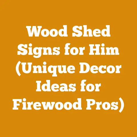 Wood Shed Signs for Him (Unique Decor Ideas for Firewood Pros)