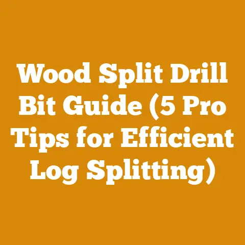 Wood Split Drill Bit Guide (5 Pro Tips for Efficient Log Splitting)