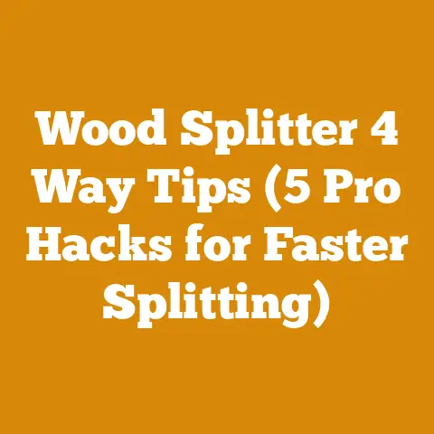 Wood Splitter 4 Way Tips (5 Pro Hacks for Faster Splitting)
