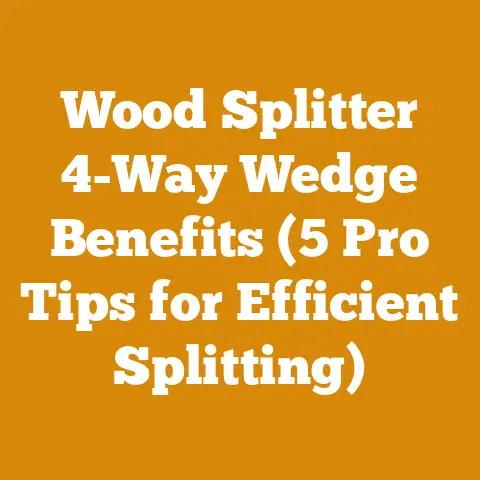 Wood Splitter 4-Way Wedge Benefits (5 Pro Tips for Efficient Splitting)