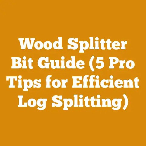 Wood Splitter Bit Guide (5 Pro Tips for Efficient Log Splitting)