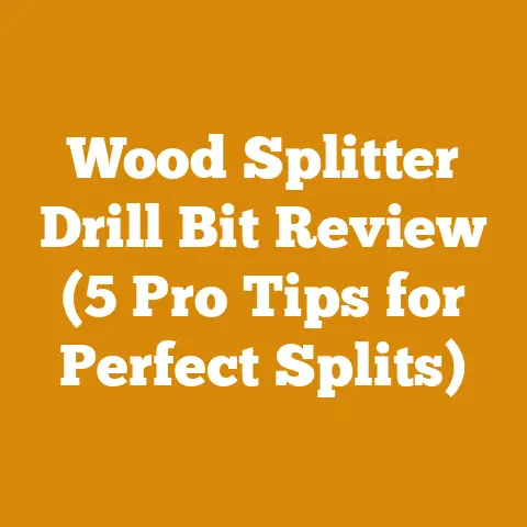 Wood Splitter Drill Bit Review (5 Pro Tips for Perfect Splits)