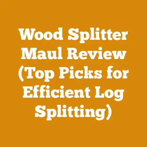 Wood Splitter Maul Review (Top Picks for Efficient Log Splitting)