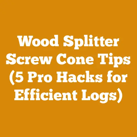 Wood Splitter Screw Cone Tips (5 Pro Hacks for Efficient Logs)