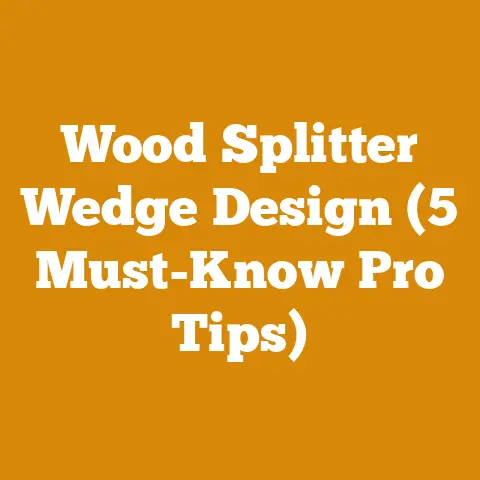 Wood Splitter Wedge Design (5 Must-Know Pro Tips)