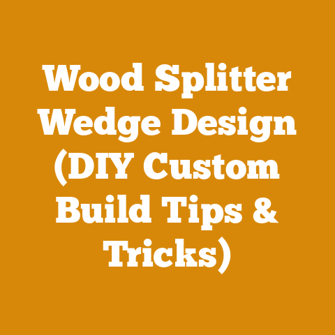 Wood Splitter Wedge Design (DIY Custom Build Tips & Tricks)