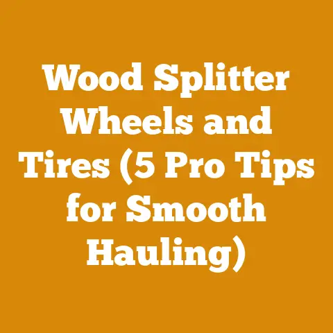 Wood Splitter Wheels and Tires (5 Pro Tips for Smooth Hauling)