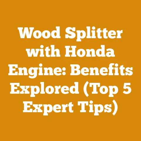 Wood Splitter with Honda Engine: Benefits Explored (Top 5 Expert Tips)