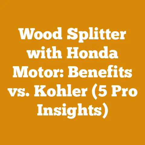 Wood Splitter with Honda Motor: Benefits vs. Kohler (5 Pro Insights)