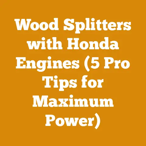 Wood Splitters with Honda Engines (5 Pro Tips for Maximum Power)