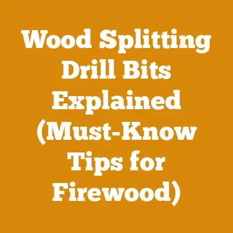 Wood Splitting Drill Bits Explained (Must-Know Tips for Firewood)