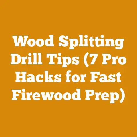 Wood Splitting Drill Tips (7 Pro Hacks for Fast Firewood Prep)