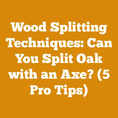 Wood Splitting Techniques: Can You Split Oak with an Axe? (5 Pro Tips)