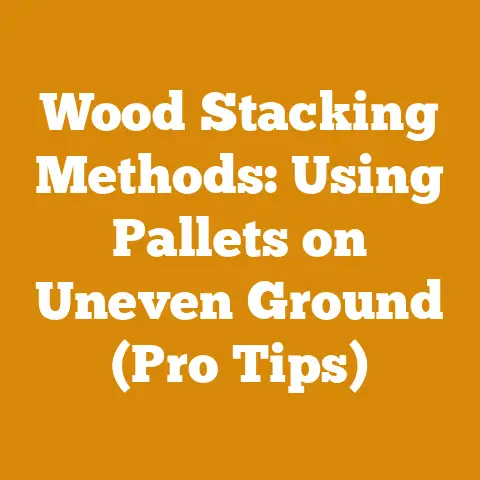 Wood Stacking Methods: Using Pallets on Uneven Ground (Pro Tips)