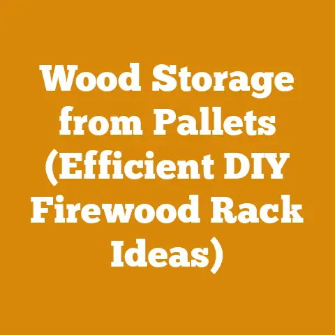 Wood Storage from Pallets (Efficient DIY Firewood Rack Ideas)