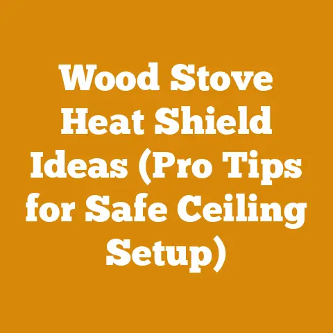 Wood Stove Heat Shield Ideas (Pro Tips for Safe Ceiling Setup)