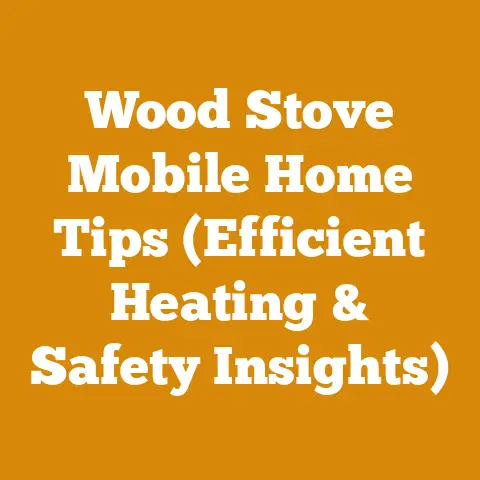 Wood Stove Mobile Home Tips (Efficient Heating & Safety Insights)