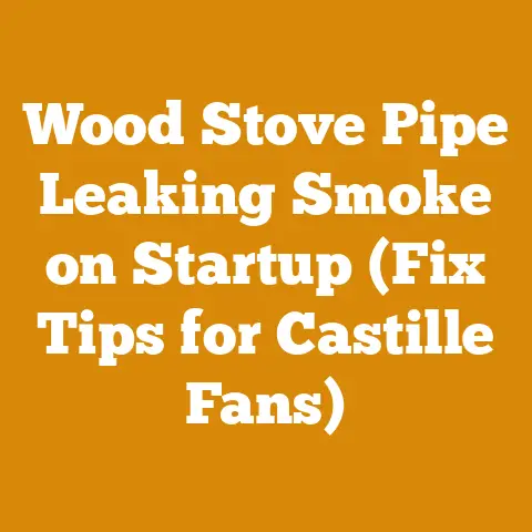 Wood Stove Pipe Leaking Smoke on Startup (Fix Tips for Castille Fans)
