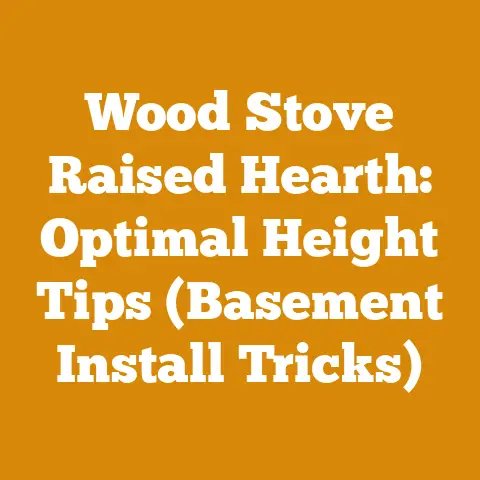 Wood Stove Raised Hearth: Optimal Height Tips (Basement Install Tricks)