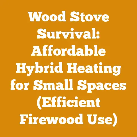 Wood Stove Survival: Affordable Hybrid Heating for Small Spaces (Efficient Firewood Use)