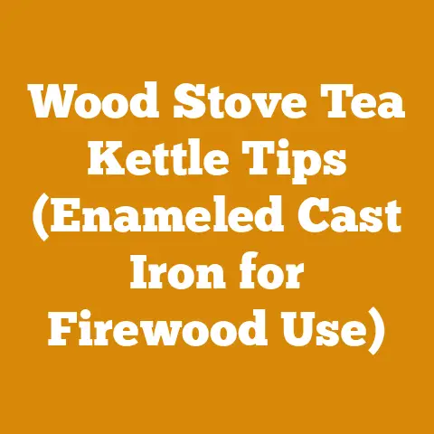 Wood Stove Tea Kettle Tips (Enameled Cast Iron for Firewood Use)