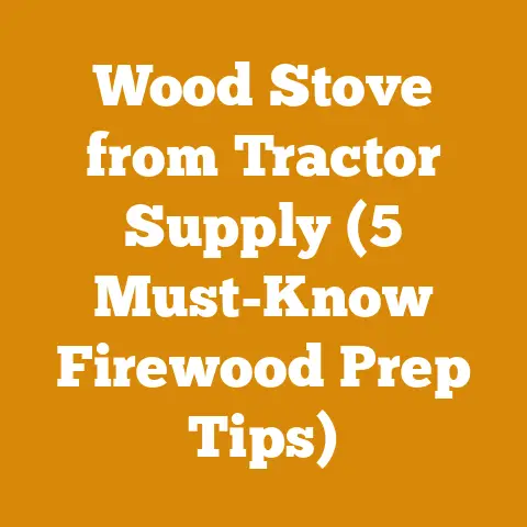 Wood Stove from Tractor Supply (5 Must-Know Firewood Prep Tips)