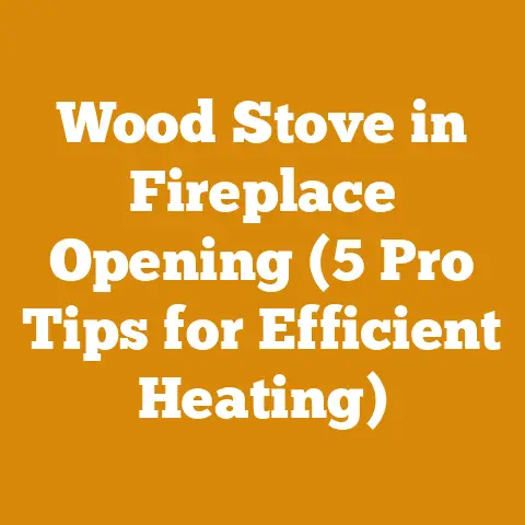 Wood Stove in Fireplace Opening (5 Pro Tips for Efficient Heating)